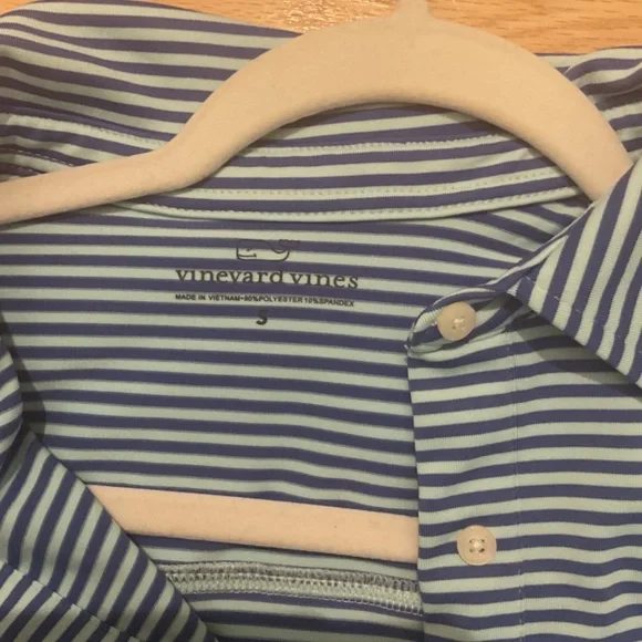 Vineyard Vines Blue Shirt Dress - Picture 3 of 3